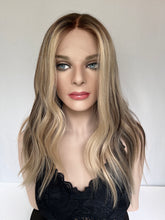 Load image into Gallery viewer, Victoria, 20” layered blonde, medium cap with premium euro quality hair
