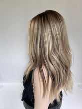 Load image into Gallery viewer, Victoria, 20” layered blonde, medium cap with premium euro quality hair
