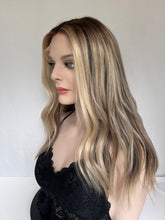 Load image into Gallery viewer, Victoria, 20” layered blonde, medium cap with premium euro quality hair
