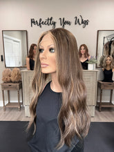 Load image into Gallery viewer, Raleigh, 24” length, small cap with premium Brazilian texture hair
