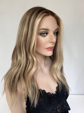 Load image into Gallery viewer, Victoria, 20” layered blonde, medium cap with premium euro quality hair
