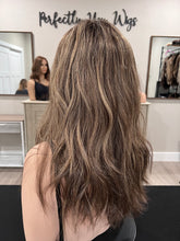 Load image into Gallery viewer, Melanie, new thin silk top lace front, 19” layered length with premium Brazilian texture hair
