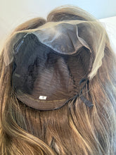 Load image into Gallery viewer, Bridget 19” length with right side bangs, small cap with premium euro quality hair
