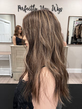 Load image into Gallery viewer, Melanie, new thin silk top lace front, 19” layered length with premium Brazilian texture hair
