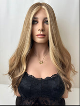 Load image into Gallery viewer, Preorder Arabella, 21” length, medical cap, silk top lace front, medium cap
