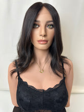 Load image into Gallery viewer, Jessie is a 16&quot; length, 10 by 11 whopper/topper made with premium Euro quality human hair
