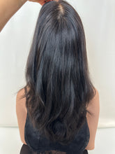 Load image into Gallery viewer, Jessie is a 16&quot; length, 10 by 11 whopper/topper made with premium Euro quality human hair
