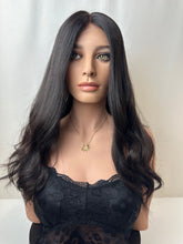 Load image into Gallery viewer, Jessie is a 10x10 whopper style topper, 19-22&quot; layered length made with premium Euro quality human hair
