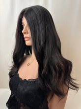 Load image into Gallery viewer, Jessie is a 10x10 whopper style topper, 19-22&quot; layered length made with premium Euro quality human hair
