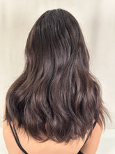 Load image into Gallery viewer, Jessie is a 19&quot; length, small cap made with premium Brazilian quality human hair
