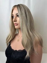 Load image into Gallery viewer, Viola is a 10x11 whopper style topper, 21&quot; length made with premium Euro quality human hair
