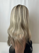 Load image into Gallery viewer, Viola is a 10x11 whopper style topper, 21&quot; length made with premium Euro quality human hair
