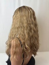 Load image into Gallery viewer, Reese is a 10x10 whopper style topper, wavy 21&quot; length made with premium Brazilian quality human hair
