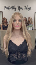 Load and play video in Gallery viewer, Clarice is a 24” length, small cap made with premium human Brazilian quality human hair
