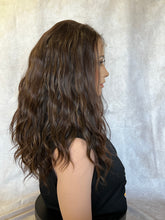 Load image into Gallery viewer, Amber pony wig, 20” layered length wavy, small cap, premium Brazilian quality
